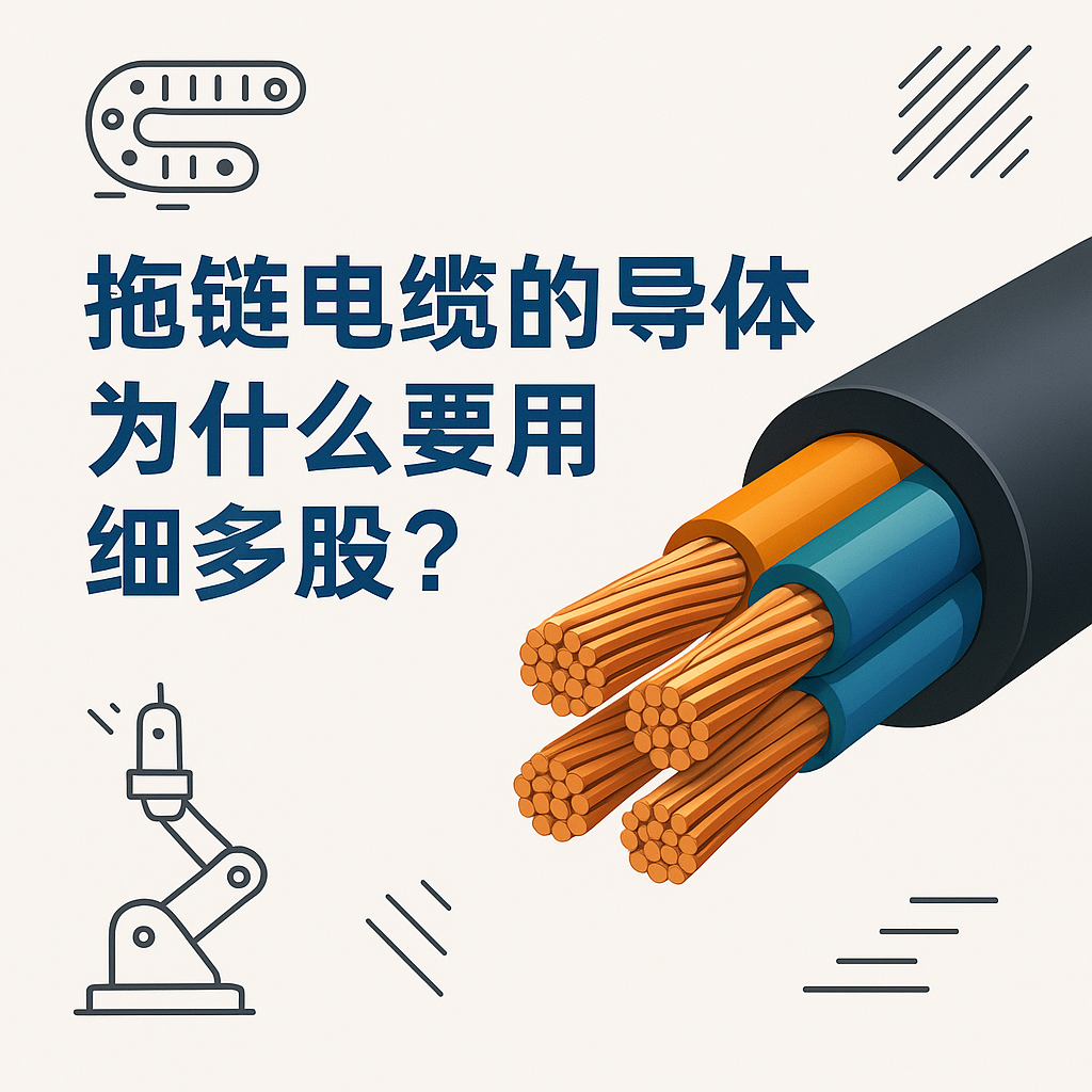 拖链电缆的导体为什么要用细多股？？？？？？